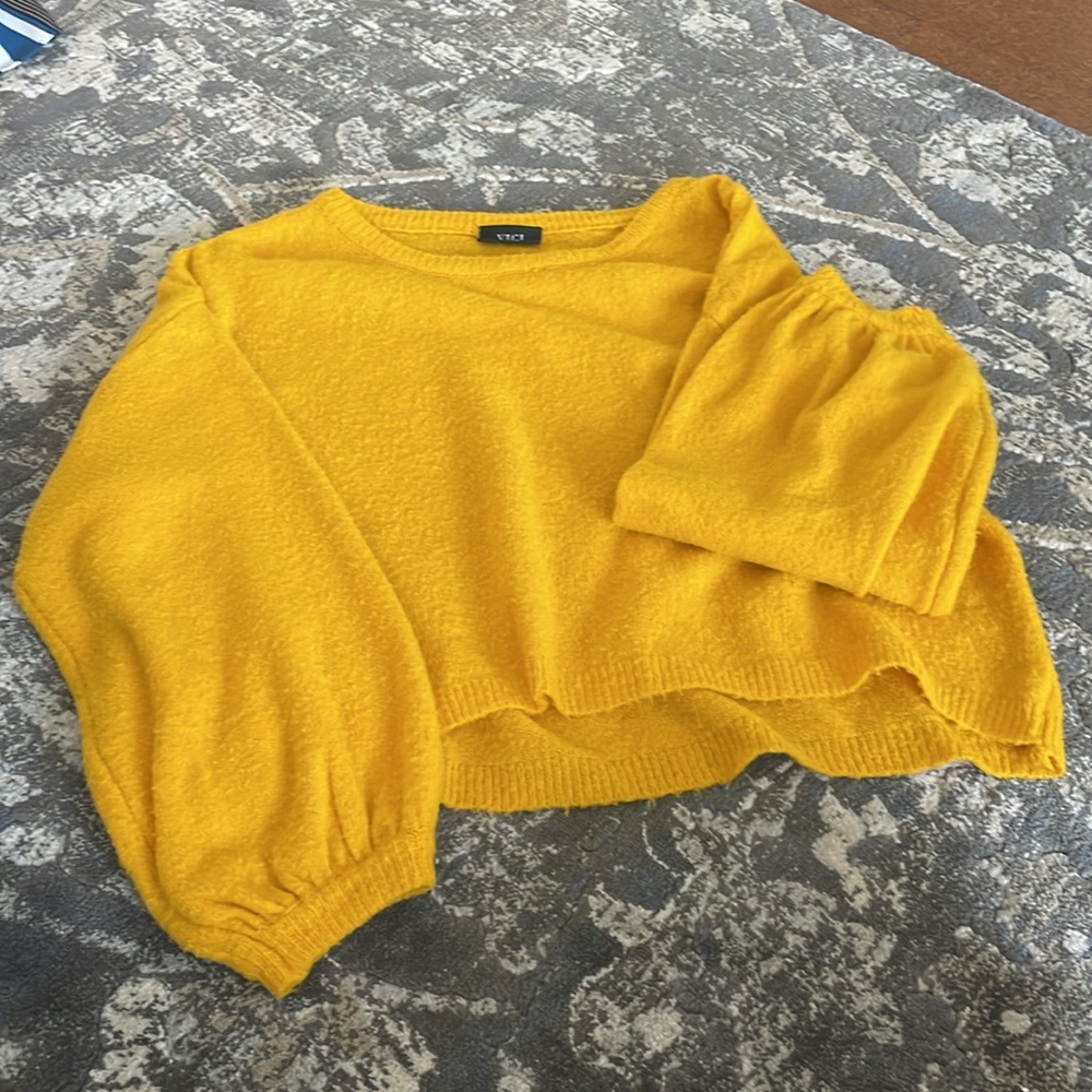 VICI Yellow Sweater